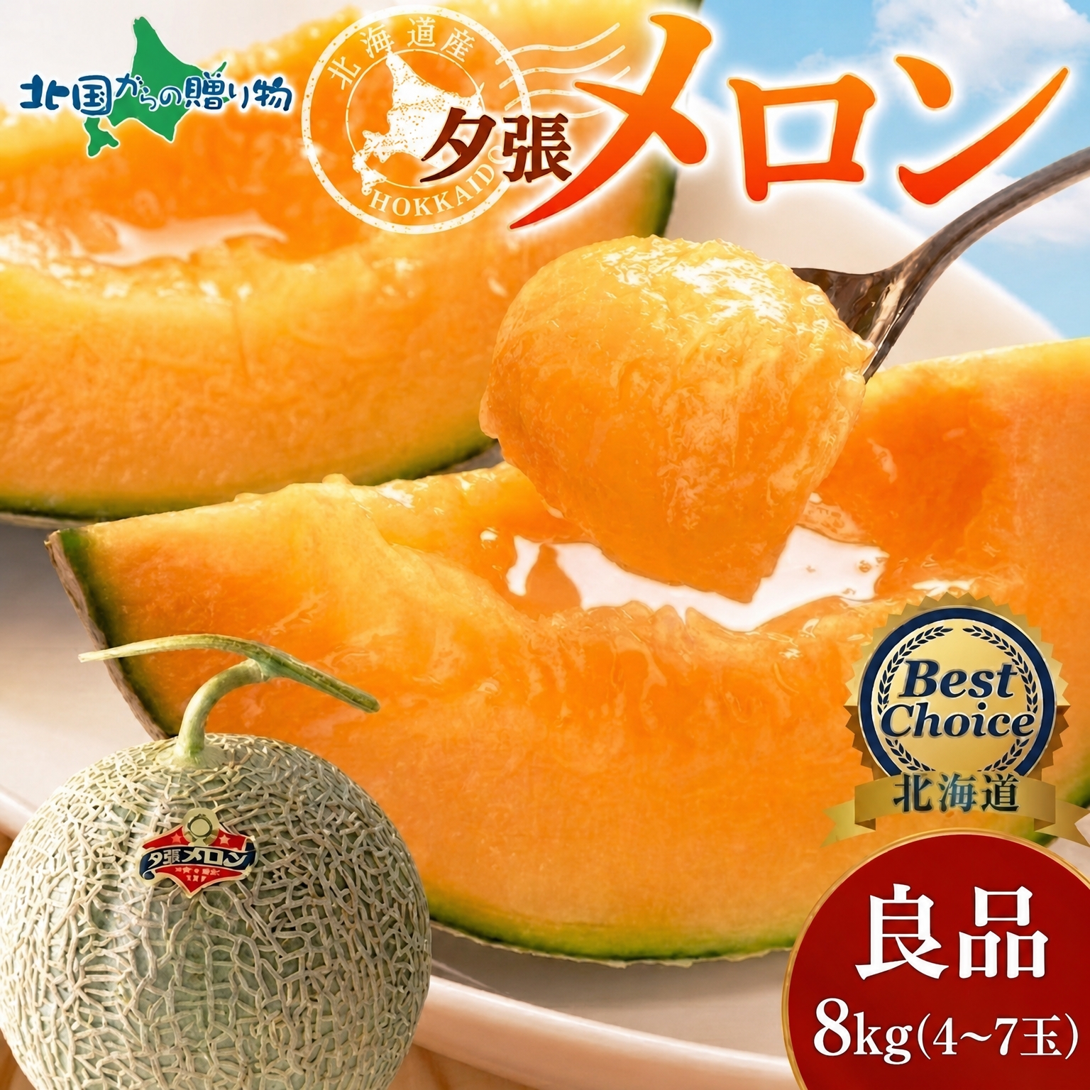 北国からの贈り物 北海道産 夕張メロン 良品 ギフト プレゼント 北海道
