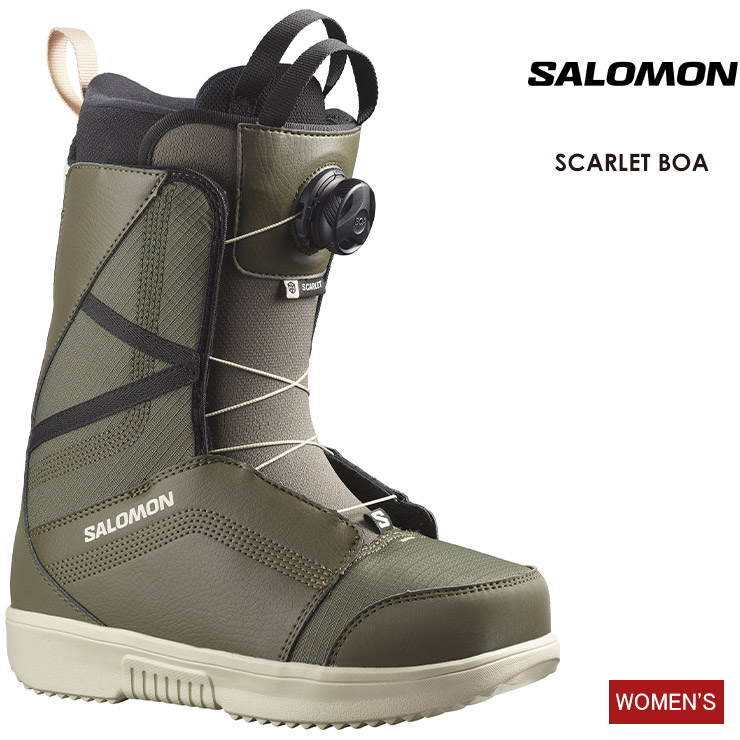 たつ様【Salomon 】スノーボードブーツ 22cm Scarlet boa SALOMON サロモン SCARLET BOA スカーレットボア 23-24 2024