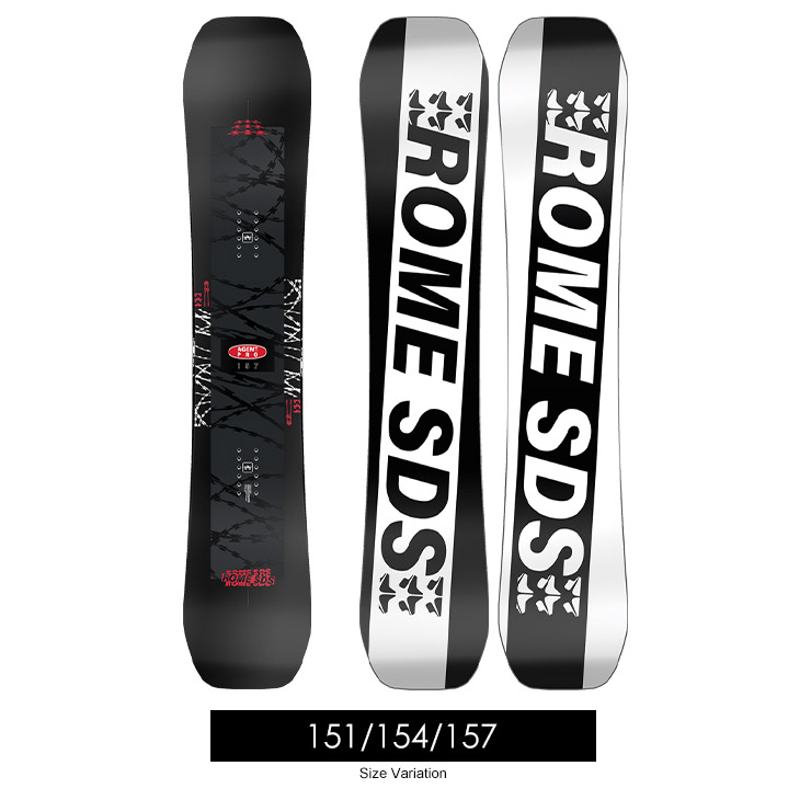 ROME SDS AGENT ローム スノーボード ROME SDS ローム AGENT PRO エージェントプロ 23-24 2024