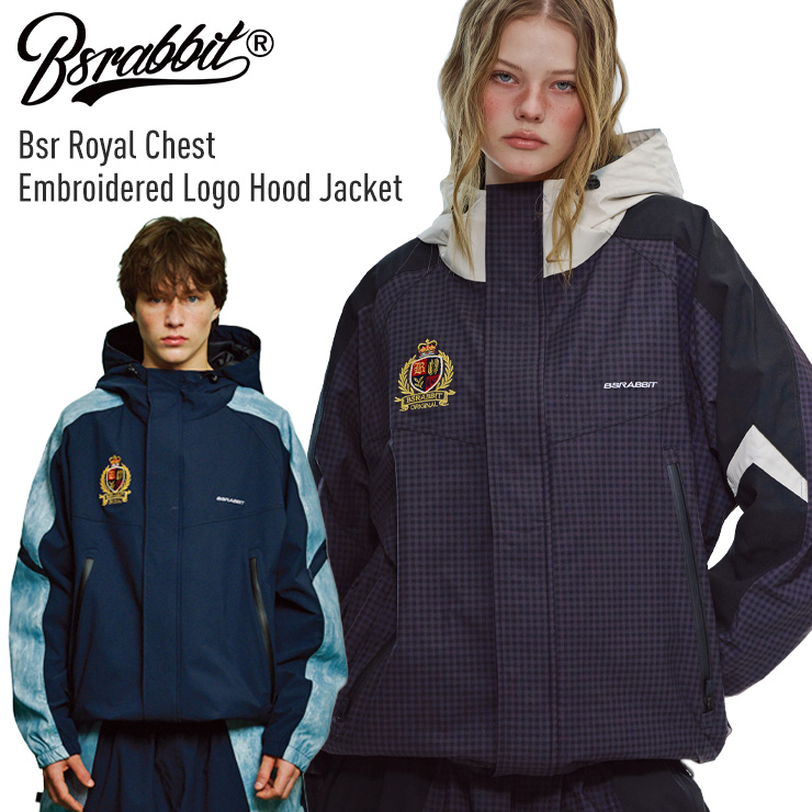 2027 BSRABBIT ビーエスラビット Bsr Royal Chest Embroidered Logo