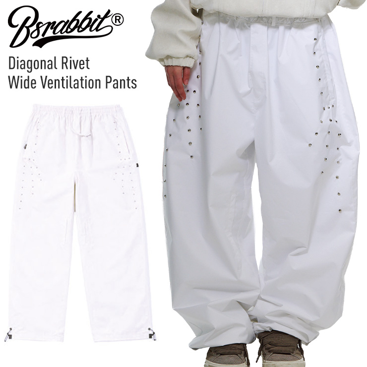 早期予約】2027 BSRABBIT ビーエスラビット Diagonal Rivet Wide
