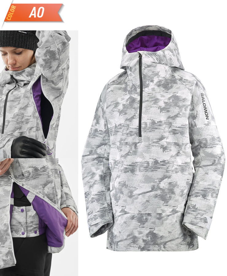 SALOMON 23-24 サロモン BASHLEY ANORAK JACKET W レディース