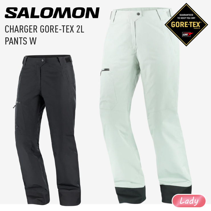 サロモン ゴアテックス スキー スノーボード CHARGER GORE-TEX SALOMON（サロモン） 24-25 SALOMON CHARGER GORE-TEX 2L PANTS W