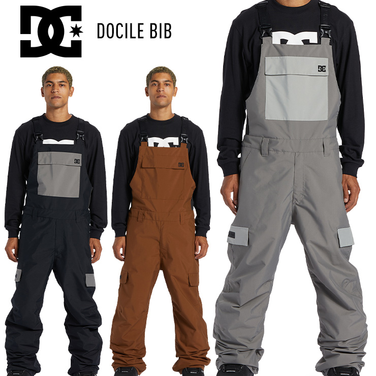 2024 DC SHOES ディーシー シューズ DOCILE BIB ビブパンツ スノボー スノーボード スキー ウェア