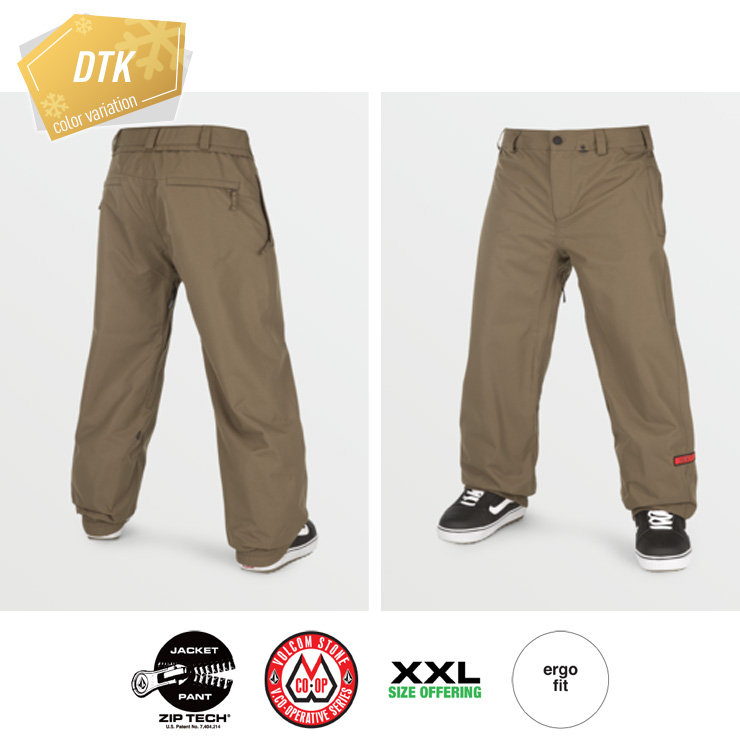 スノーボード ウェア パンツ VOLCOM ARTHUR 22-23モデル VOLCOM 22-23 ボルコム ARTHUR PANT スノーボード パンツ