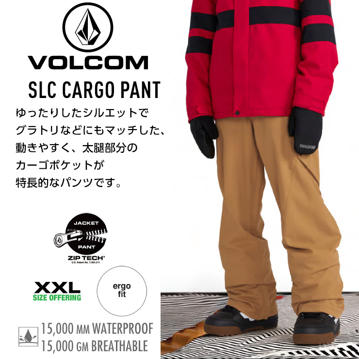 正規品 22-23 VOLCOM ボルコム SLC CARGO PANT スノーボード 