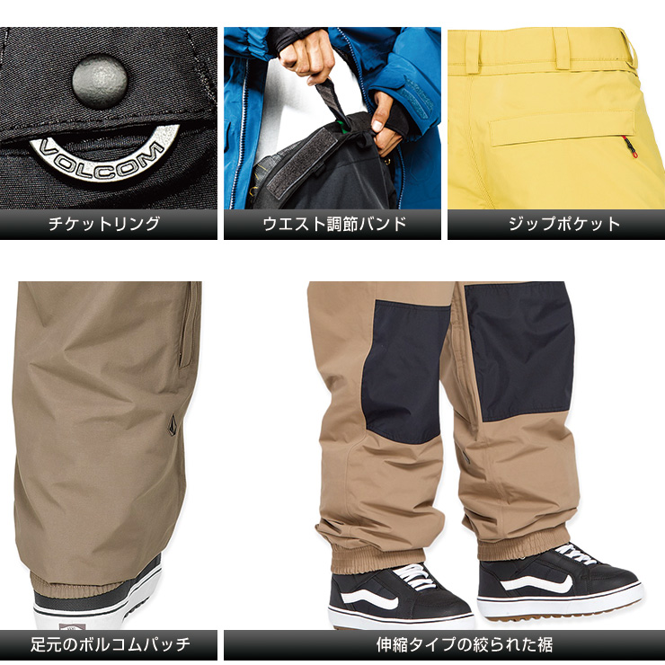 VOLCOM（ボルコム） 24-25 VOLCOM LONGO GORE-TEX PANT ロンゴ
