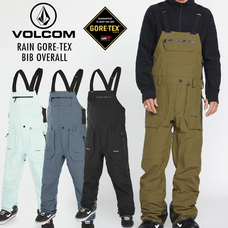 22-23 VOLCOM ボルコム RAIN GORE-TEX BIB OVERALL レイン ゴアテックス オーバーオール パンツ スノボー  スノーボード スキー ウェア 2023