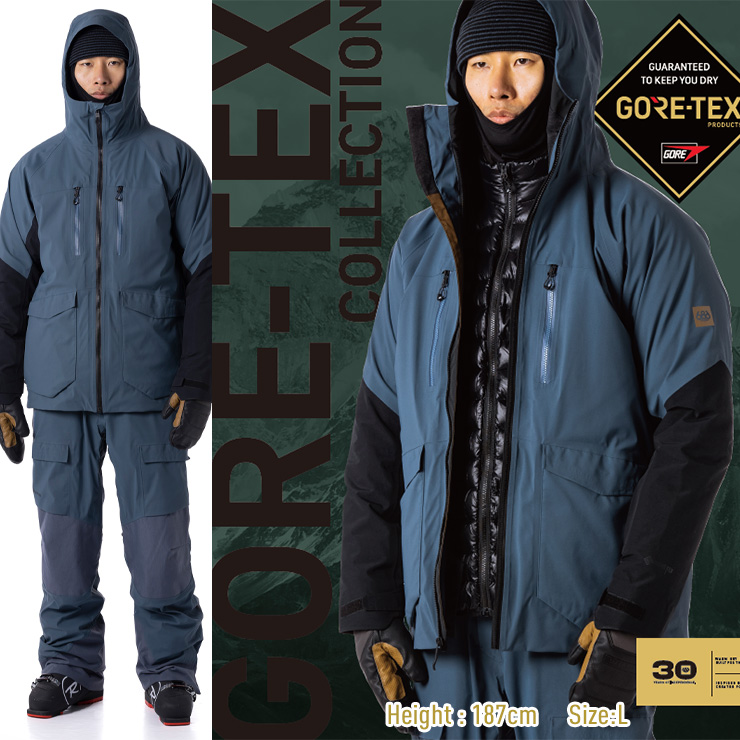 22-23 686 GORE-TEX STRETCH SMARTY 3-in-1 Weapon Down Jacket ゴアテックスジャケット  スノーボード ウェア