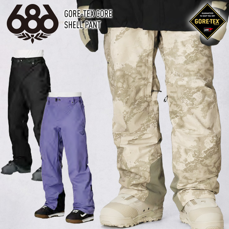 686 コアシェルパンツ　ゴアテックス M スノーボード CORE SHELL 686（シックスエイトシックス） 25-26 686 GORE-TEX CORE SHELL PANT