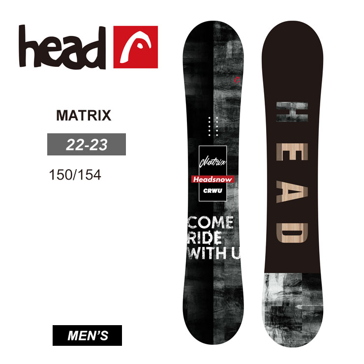 22-23 HEAD ヘッド MATRIX スノーボード 板 ロッカー ボード メンズ