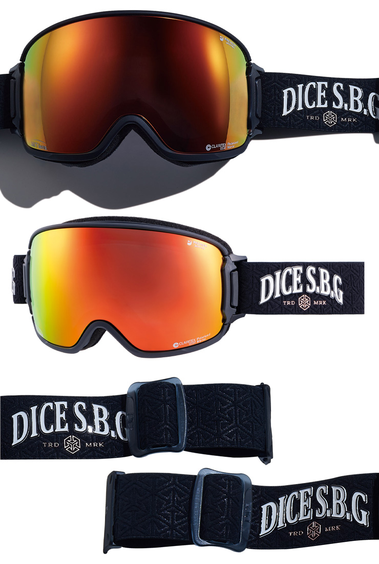 DICE（ダイス） 2025 DICE BANK バンク スノーボード ゴーグル BK40892