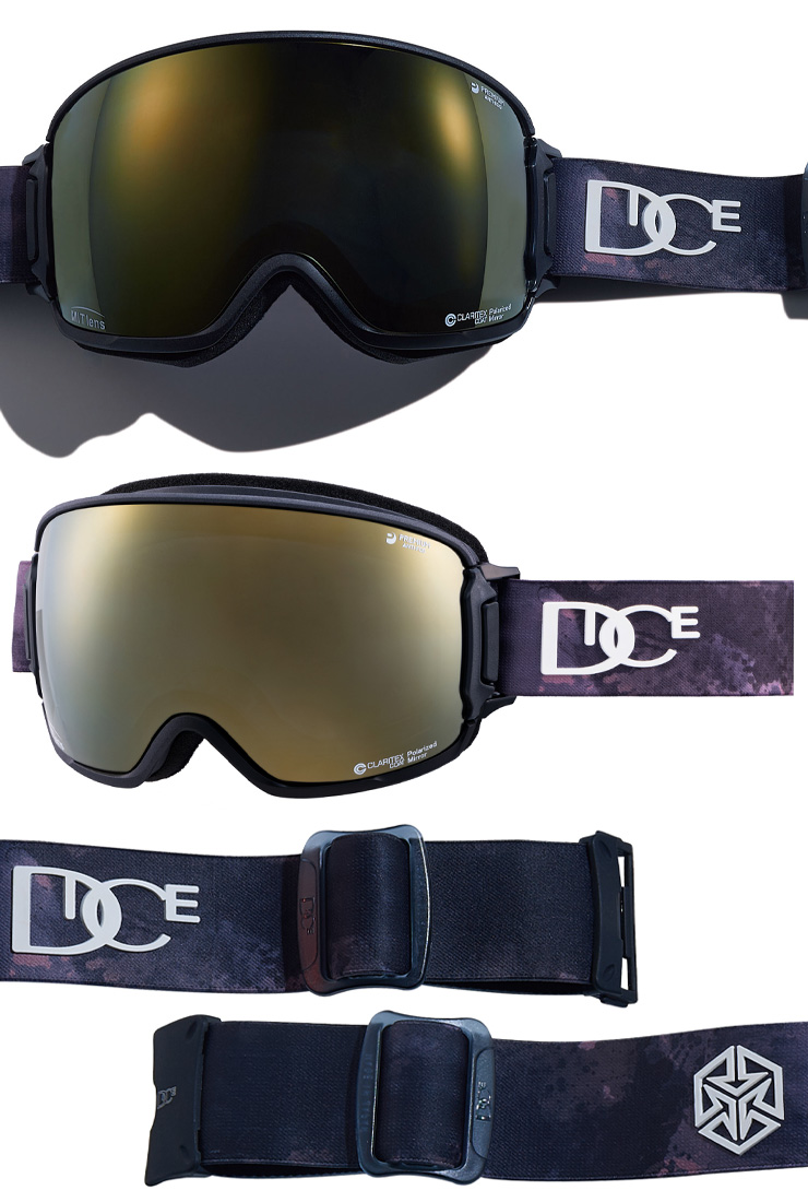 DICE（ダイス） 2025 DICE BANK バンク スノーボード ゴーグル BK40895