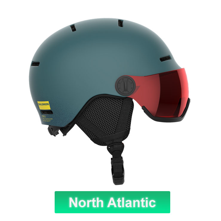 SALOMON サロモン キッズ ヘルメット GROM VISOR バイザー付き