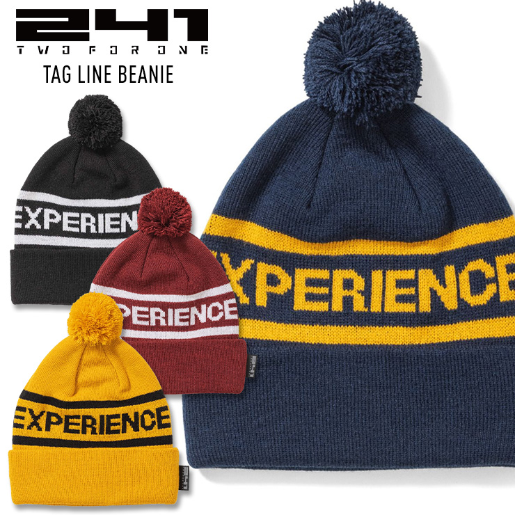 241 トゥーフォーワン タグライン ビーニー TAG LINE BEANIE MB7005 ニット帽 ニットキャップ スノーボード スキー  【YHスノータウン】