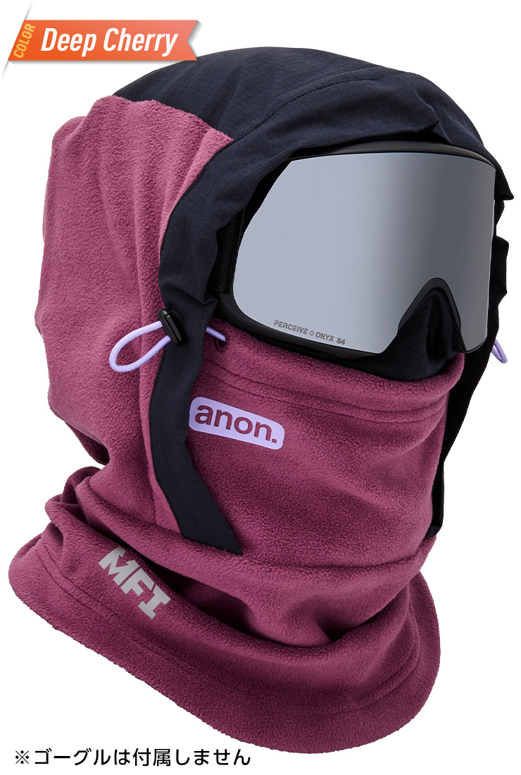 anon 正規品 2026 アノン MFI Fleece Helmet Hood フリース ヘルメット