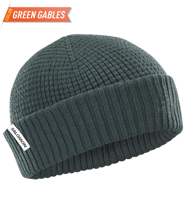 【新品未使用タグ付】SALOMON  サロモン　ゴーグル ブラック　ニット帽 SALOMON（サロモン） クロスカントリースキー ヘッドウェア ビーニー