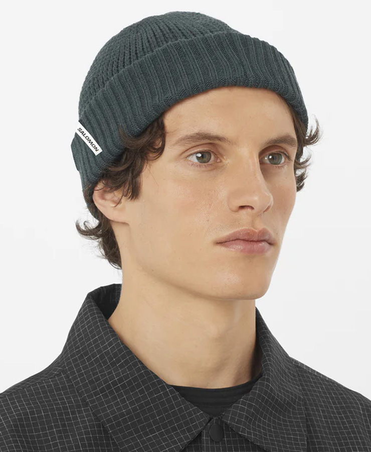 【新品未使用タグ付】SALOMON  サロモン　ゴーグル ブラック　ニット帽 SALOMON（サロモン） クロスカントリースキー ヘッドウェア ビーニー