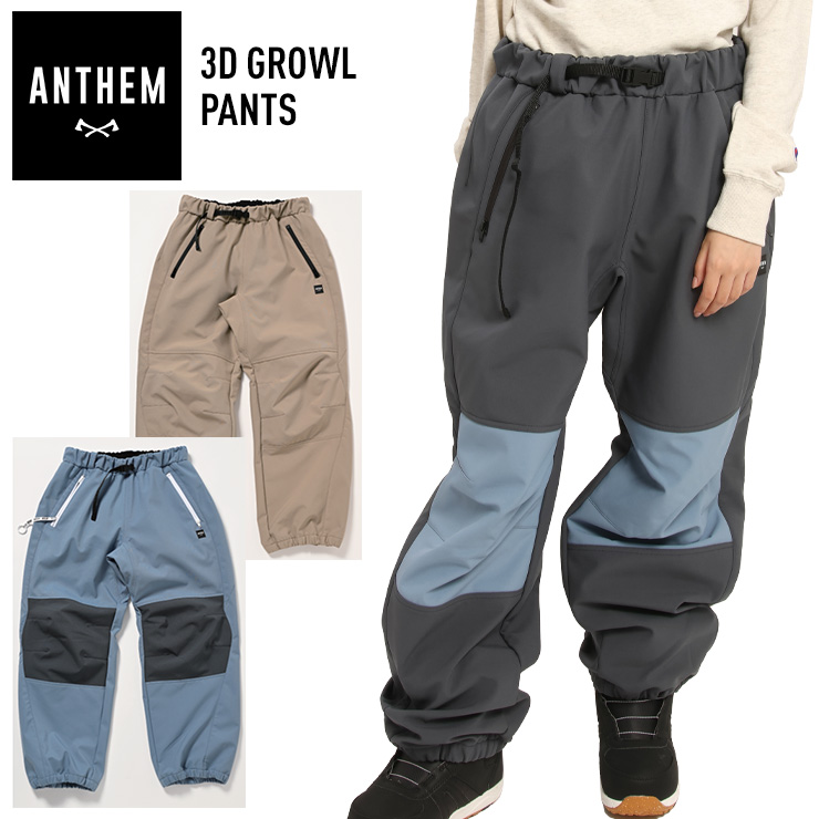 ANTHEM カーゴパンツ スノーボードパンツ Sサイズ ANTHEM アンセム スノーボード ウェア パンツ ユニセックス 3D