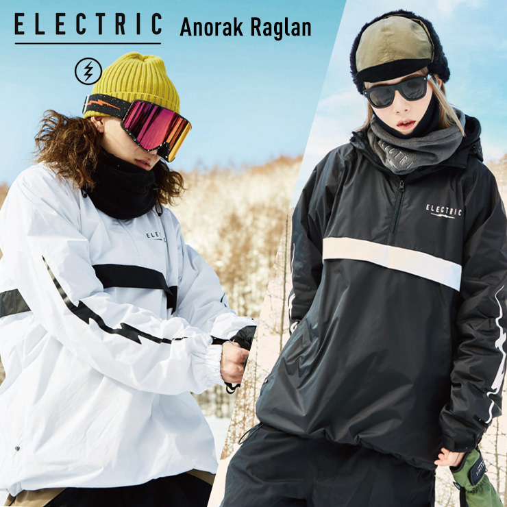 2023 ELECTRIC エレクトリック 撥水 プルオーバー ジャケット Anorak Raglan スノーボード スノボー ウェア スキー