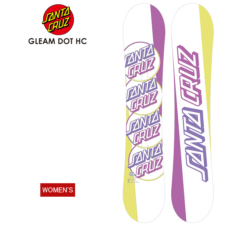 SANTACRUZ サンタクルーズ GLEAM DOT HC グリームドット 22-23 2023 スノーボード レディース : 39048 :  スノータウン Yahoo!店 - 通販 - Yahoo!ショッピング