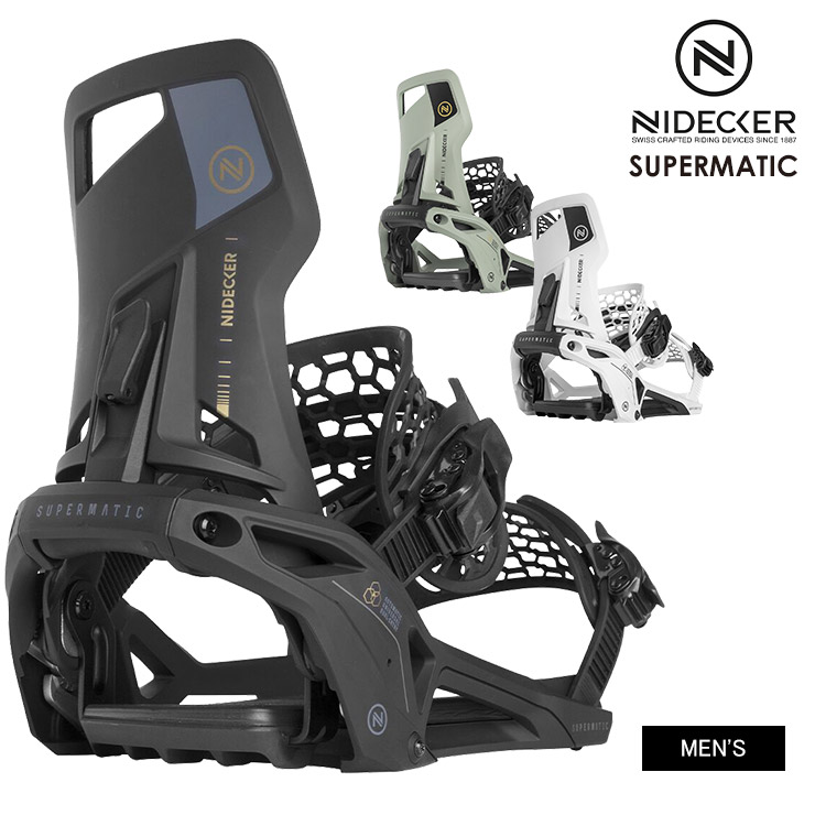 Nidecker Supermatic スノーボードビンディング Amazon | NIDECKER ナイデッカー スノーボード ビンディング