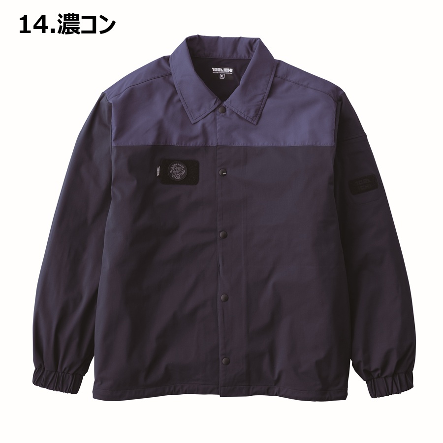 寅壱 S-2XL 5958-124 コーチジャケット 作業服 ポリエステル100％ 軽撥