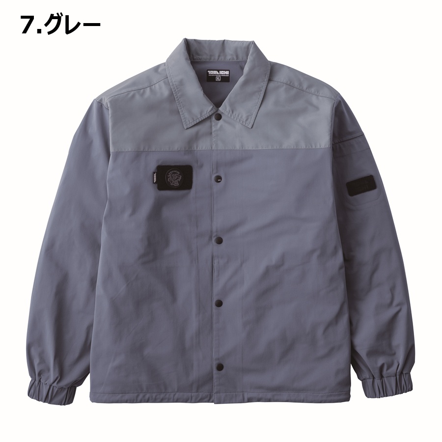 寅壱 S-2XL 5958-124 コーチジャケット 作業服 ポリエステル100％ 軽撥