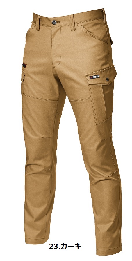 BURTLE 4L-5L 7042 カーゴパンツ 作業服 ユニセックス 夏用 吸汗