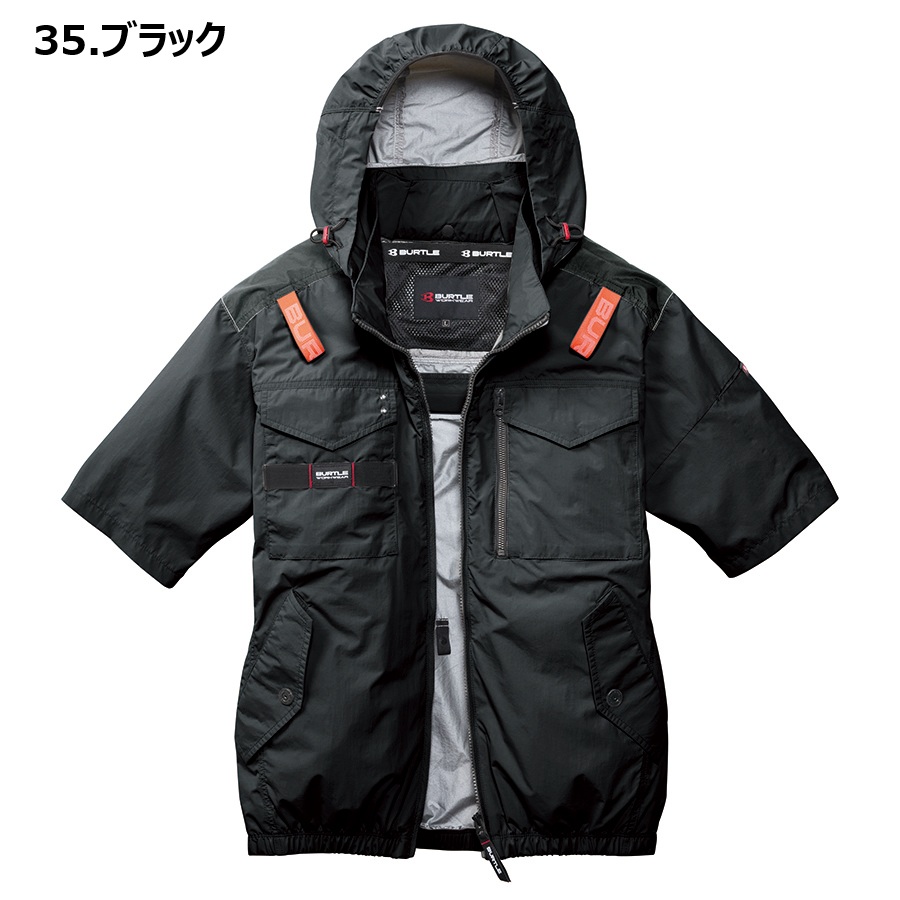 BURTLE（バートル） S-4XL AC1156 ACタクティカル半袖ブルゾン 2026年