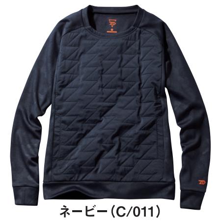 EL(3L) 78060 プルオーバー Z-DRAGON 防寒着 作業服 中綿 保温 ストレッチ ロングTシャツ ミドルレイヤー 丸首 ニット インナー 肌着 中間着 返品交換不可｜snup-wk｜02