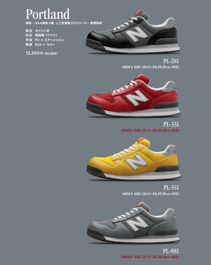 22.5-30cm Portland PL-281 PL-331 PL-551 PL-881 newbalance