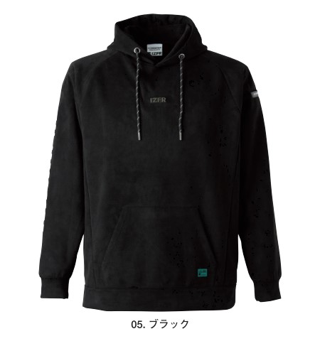 寝様　パーカーs S-3L #8976 ストレッチニットスウェードパーカー I'ZFRONTIER 防寒着