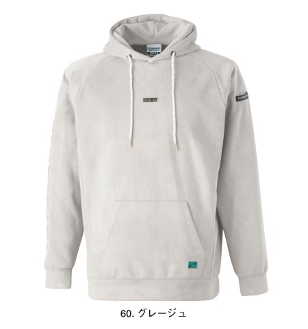 S-3L #8976 ストレッチニットスウェードパーカー I'ZFRONTIER 防寒着