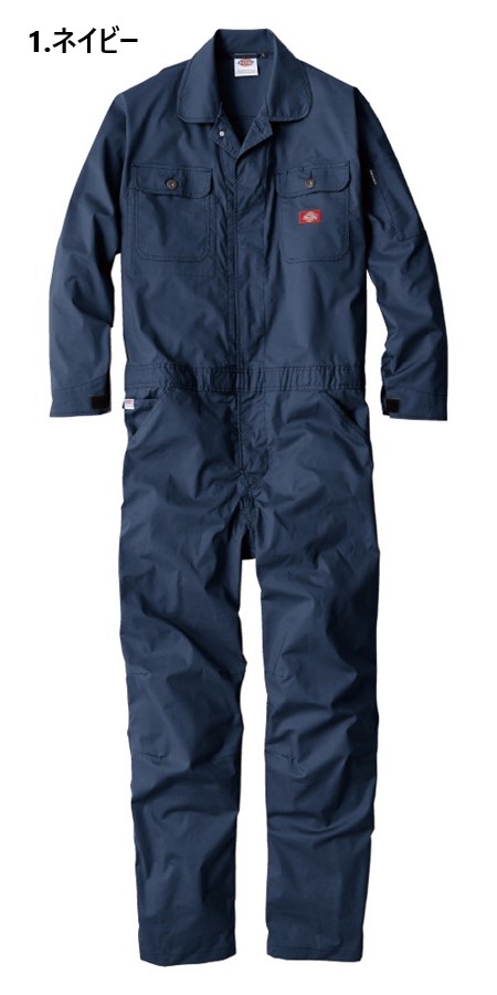 Dickes　ツナギ　中綿　ジャンプスーツ Dickies（ディッキーズ） SS-5L D-746 ストレッチCVC長袖ツナギ 作業服