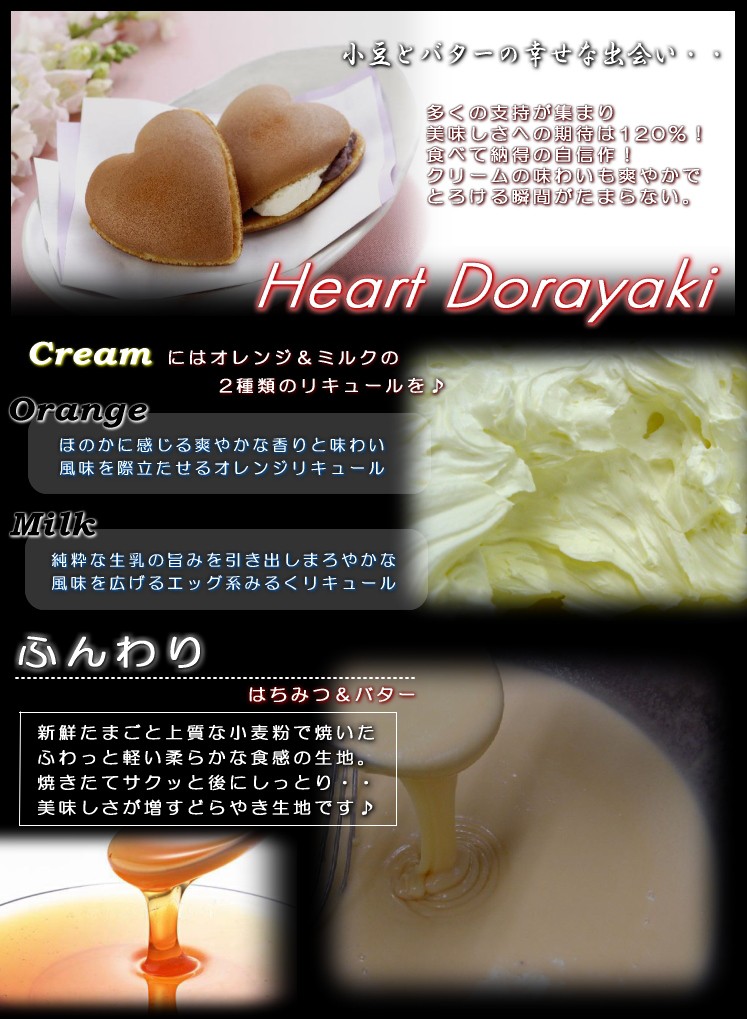 ハート型スイーツ