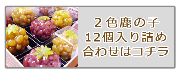 2色鹿の子12個入り詰め合わせ