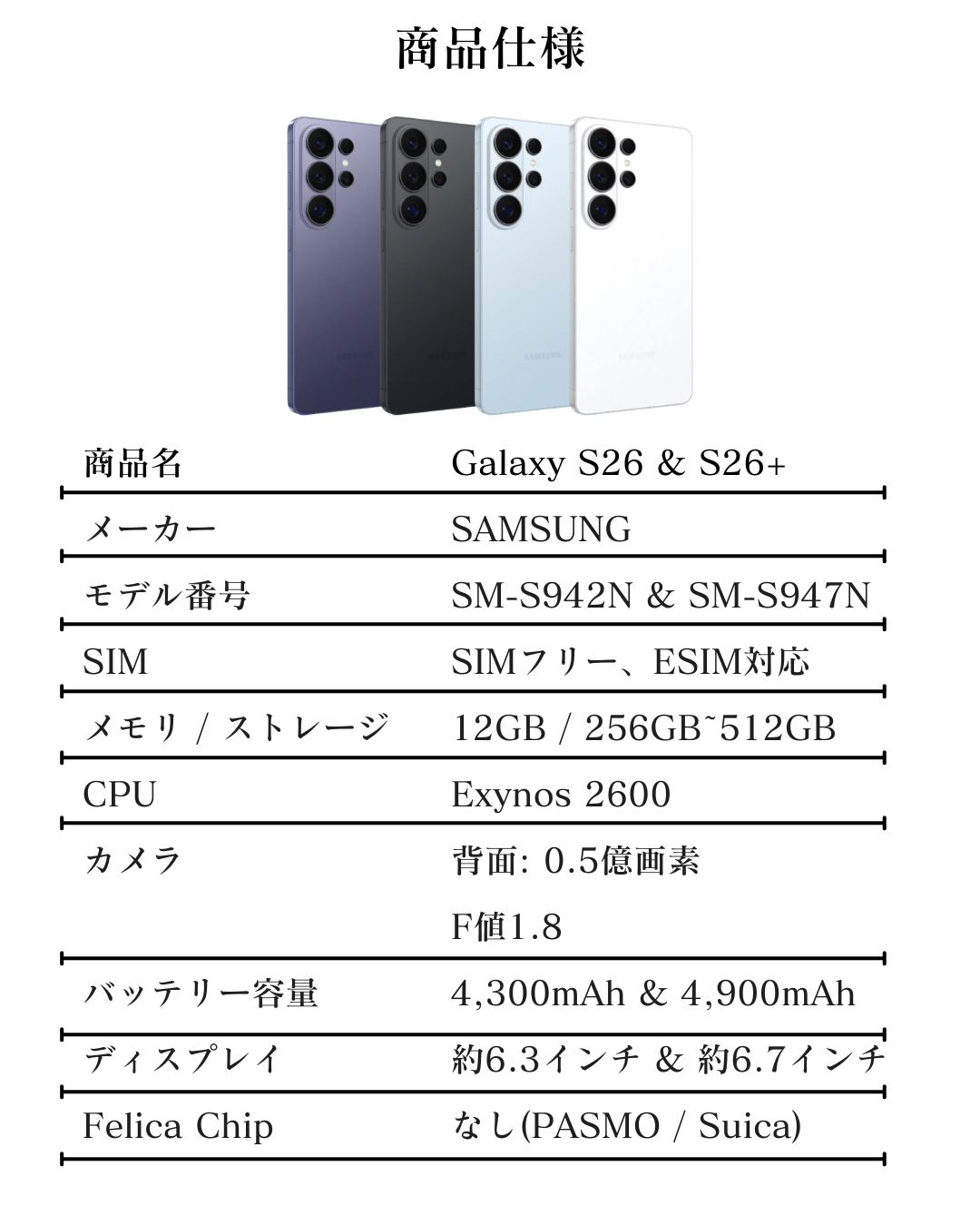 Galaxy S S26 256GB SIMフリー : スマホとウォッチのNCモバイル Yahoo