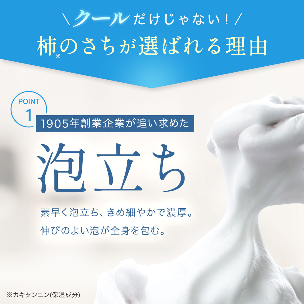 マックス（MAX） 【薬用柿渋ボディソープCOOL】KnS 柿のさち 薬用