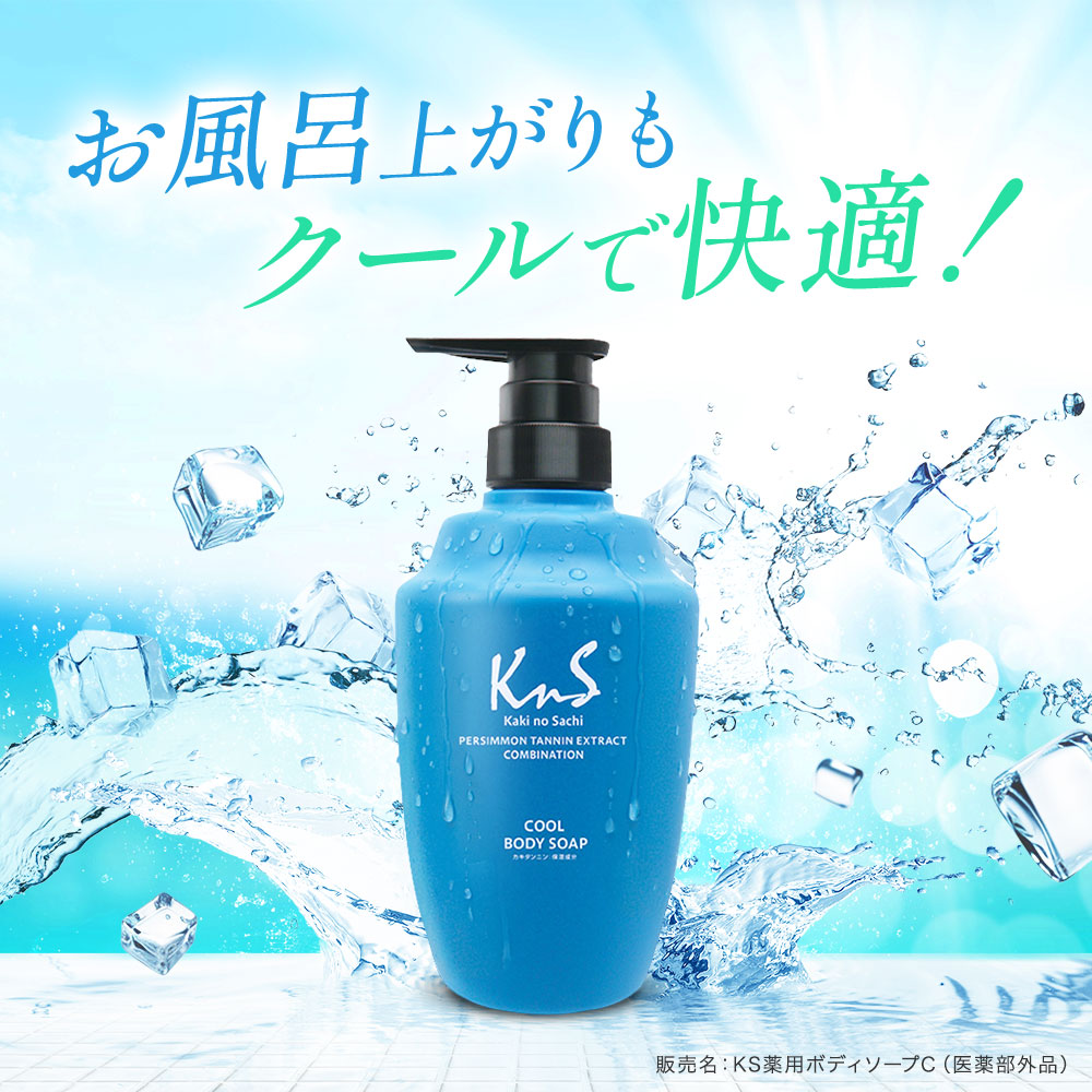 マックス（MAX） 【薬用柿渋ボディソープCOOL】KnS 柿のさち 薬用
