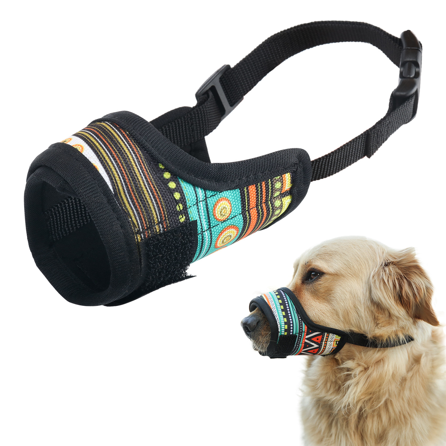 犬 口輪 マズル インディアン 犬の口輪 無駄吠え 噛みつき マスク 小型犬 中型犬 大型犬 |  | 04