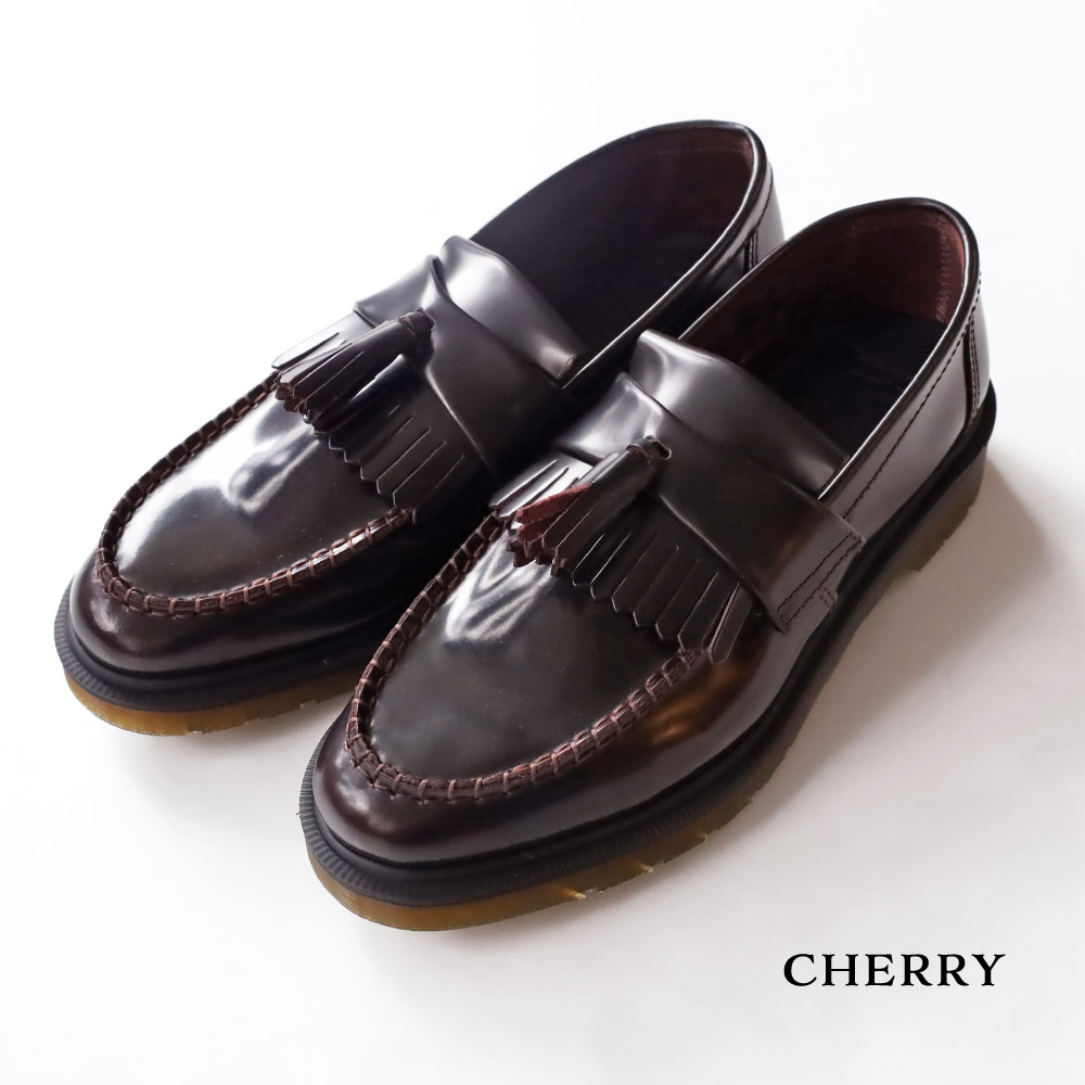 ドクターマーチン Dr.Martens タッセル ローファー ADRIAN CHERRY RED エイドリアン チェリーレッド メンズ 14573601