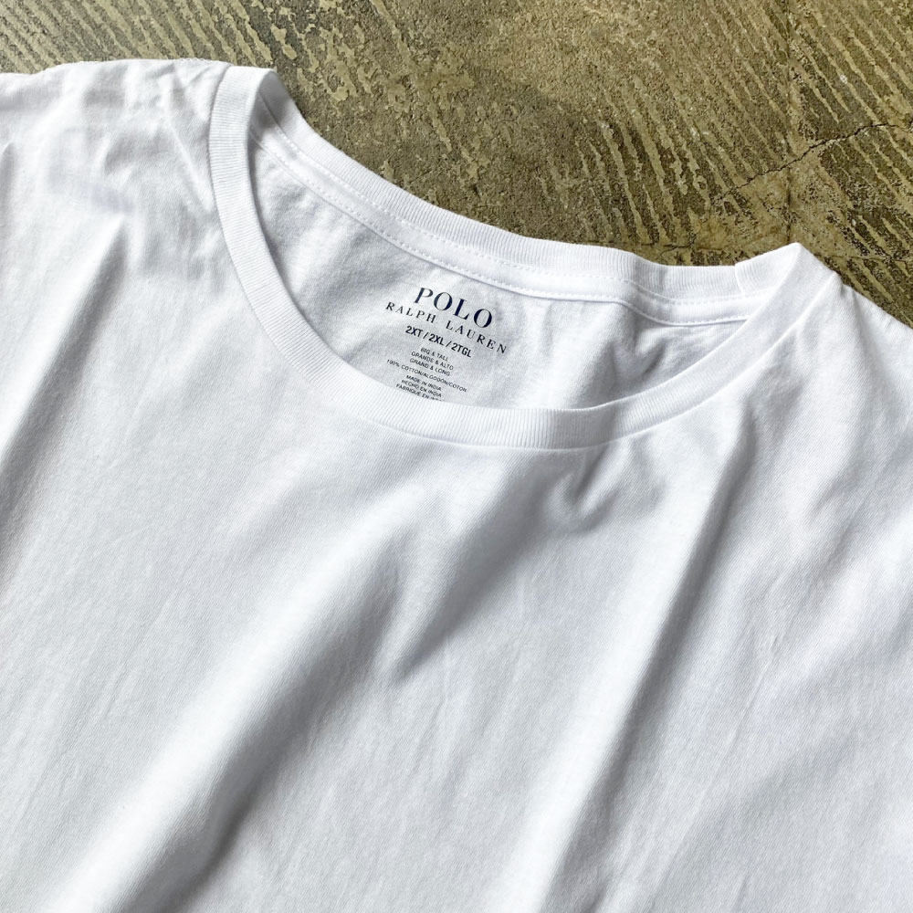 ポロ ラルフローレン メンズ 半袖 Tシャツ 大きいサイズ トールサイズ クルーネック アンダーウェア インナー コットン ポニー刺繍 NTCNP3  返品交換不可