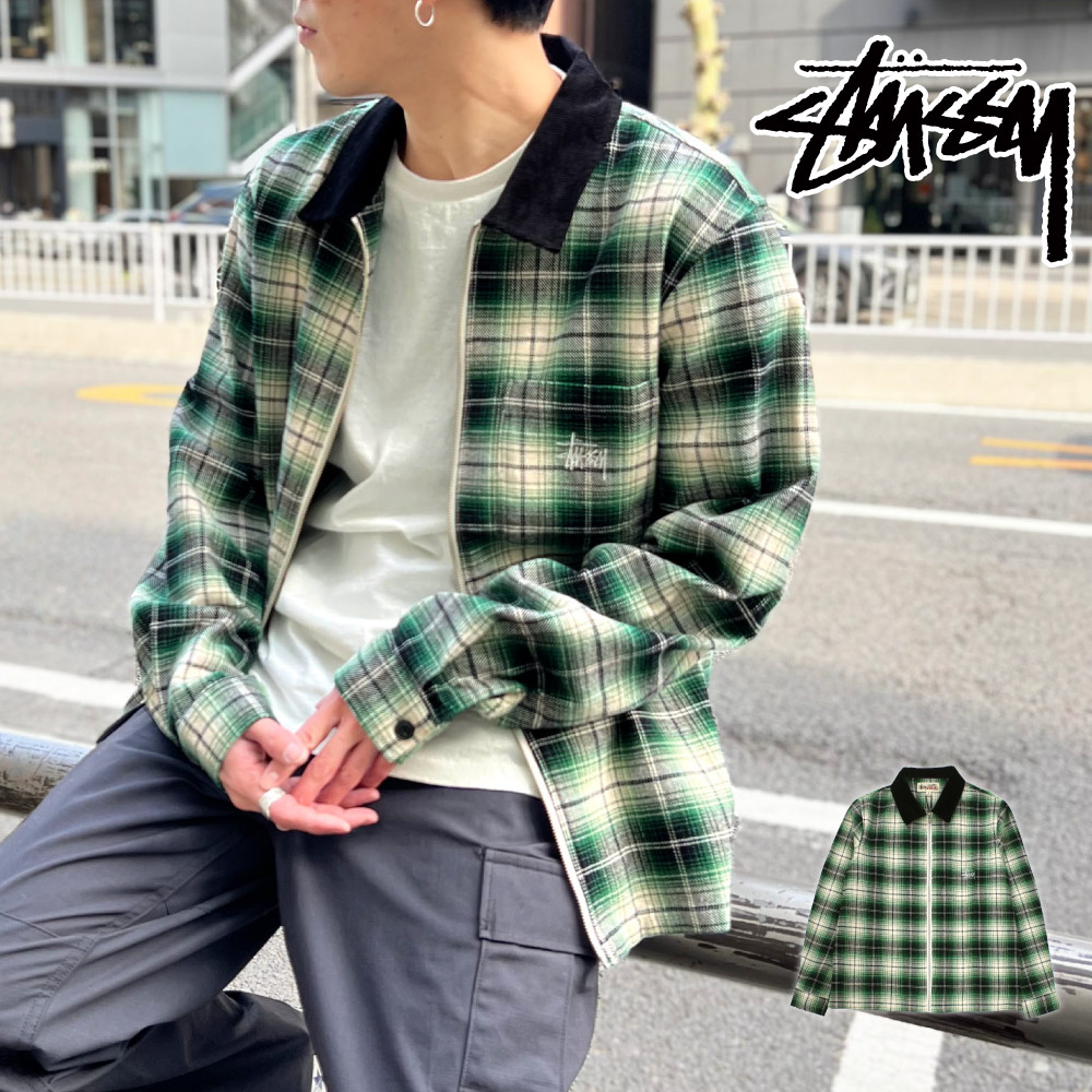 Stussy チェックシャツ 古着 メンズレディース BDシャツ ストリート