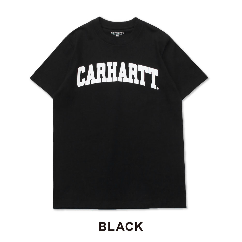 カーハート Carhartt WIP メンズ 半袖 Tシャツ トップス クルーネック ロゴ プリント 綿 I028990 S/S University  T-Shirt