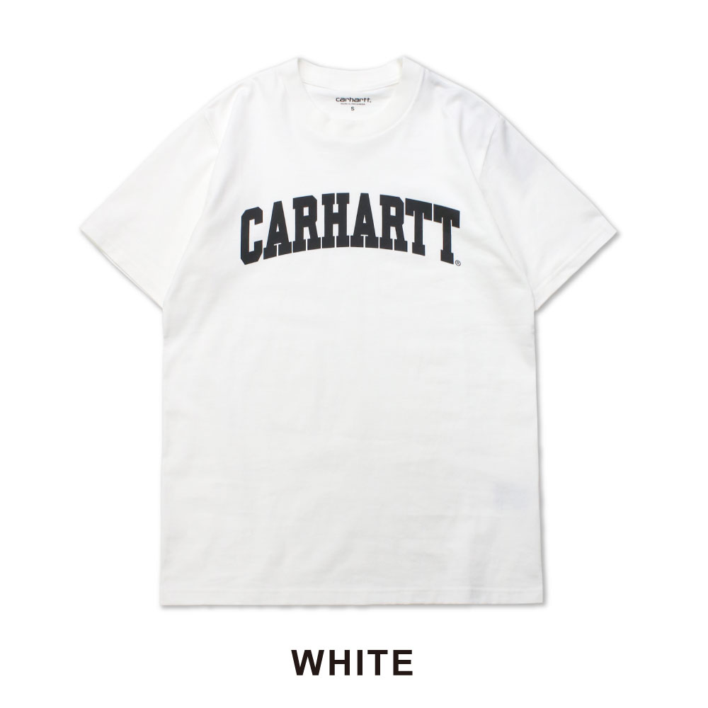 カーハート Carhartt WIP メンズ 半袖 Tシャツ トップス クルーネック ロゴ プリント 綿 I028990 S/S University  T-Shirt