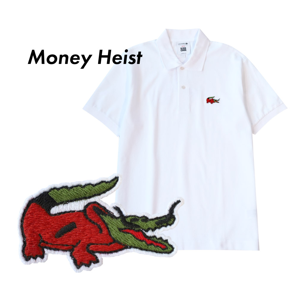 ラコステ LACOSTE Netflixコラボ 半袖 ポロシャツ トップス クラシック