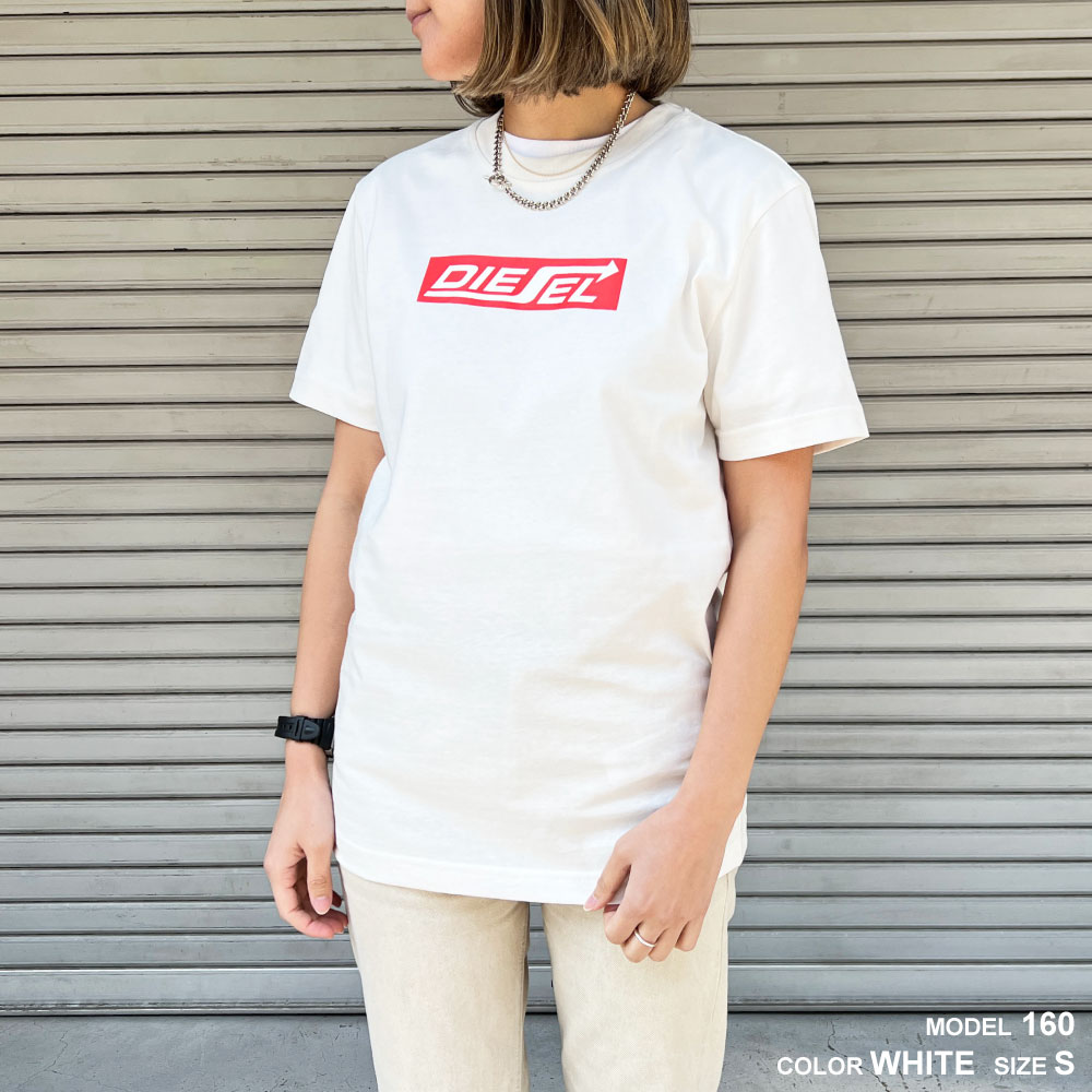 ディーゼル DIESEL メンズ 半袖 Tシャツ 綿 T-DIEGOR-HIS1 A06862
