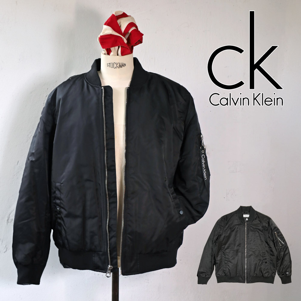 カルバンクライン メンズ MA-1 ジャケット Calvin Klein FLIGHT JACKET CM154122 フライトジャケット MA1  アウター 中綿 ブランド