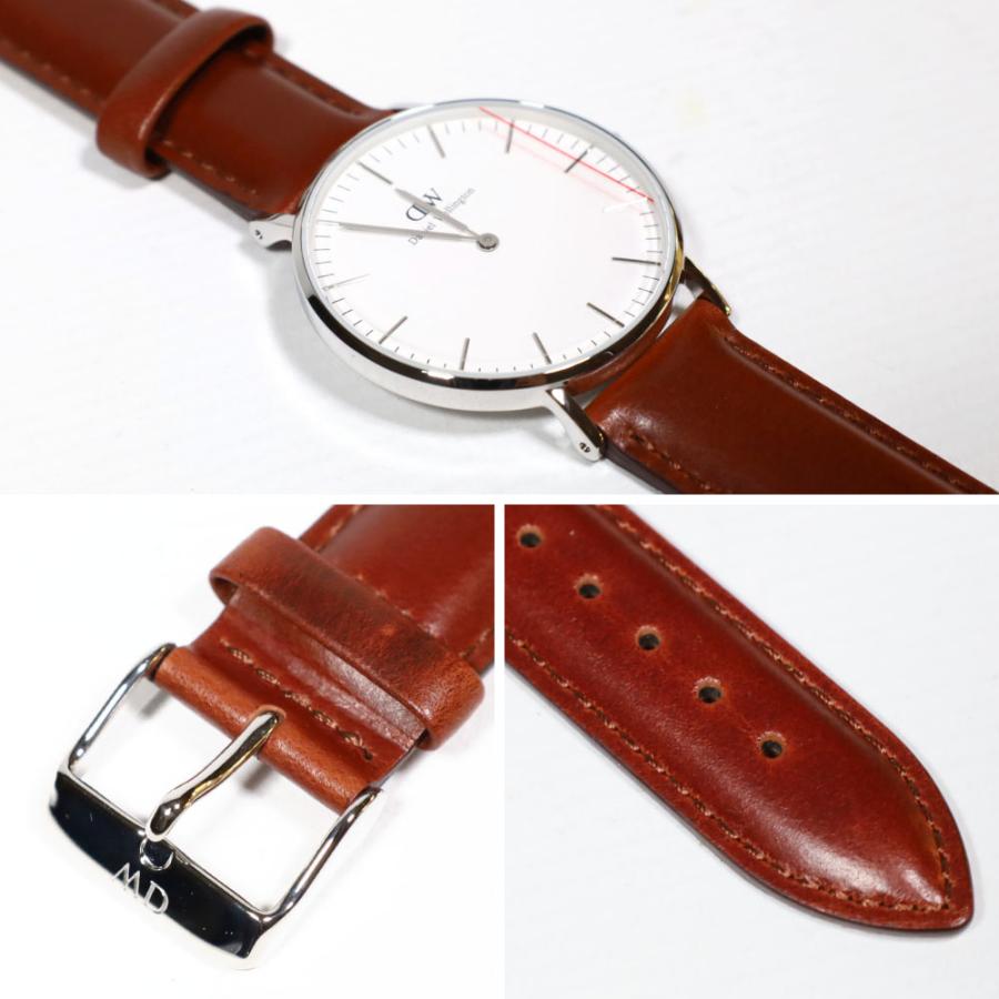 ダニエルウェリントン Daniel Wellington 腕時計 メンズ レディース Classic St Mawes 36mm クォーツ レザーベルト 本革  DW00600052｜socalworks｜04